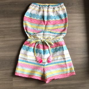 Britt Ryan strapless romper